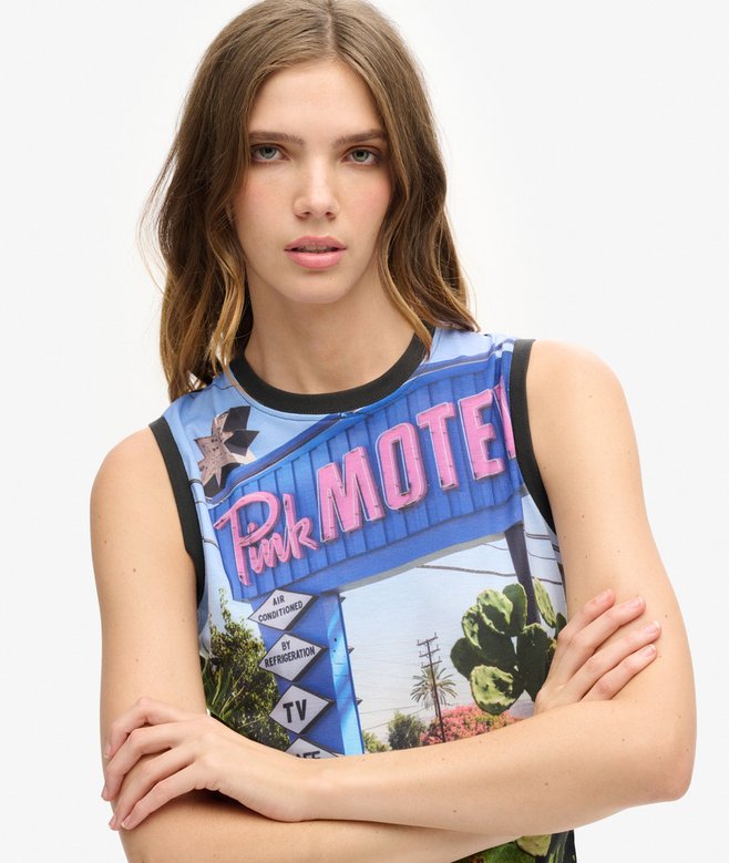 Superdry Sub Print Vest Top