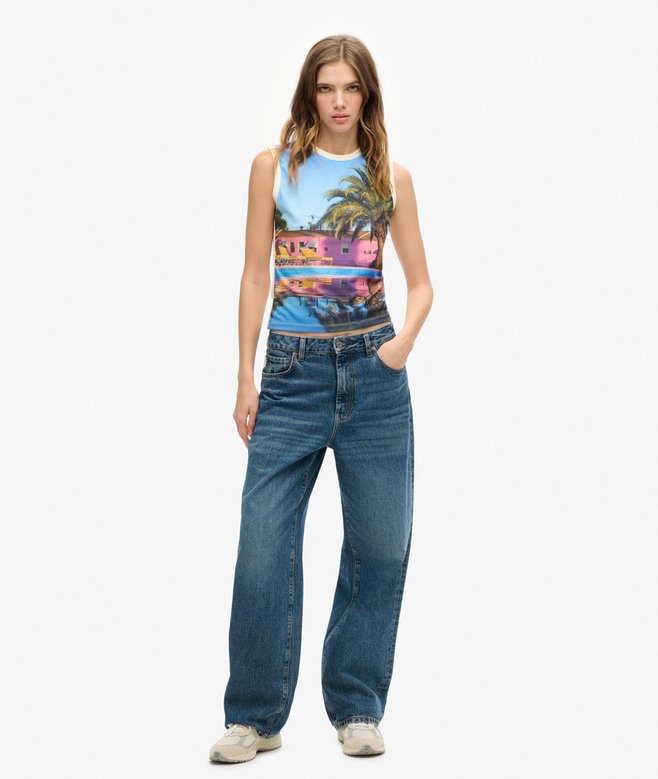 Superdry Sub Print Vest Top