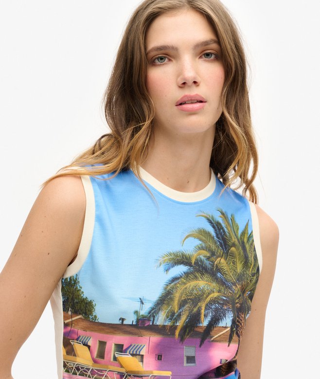 Superdry Sub Print Vest Top