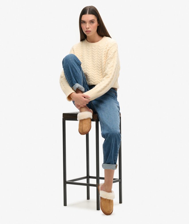 Superdry Suede Mule Slippers