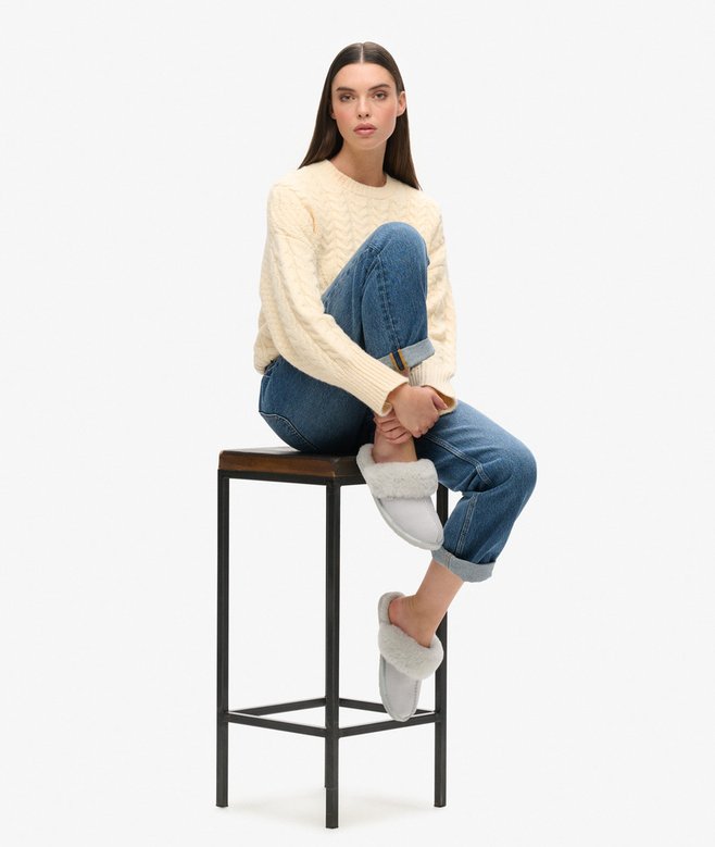 Superdry Suede Mule Slippers