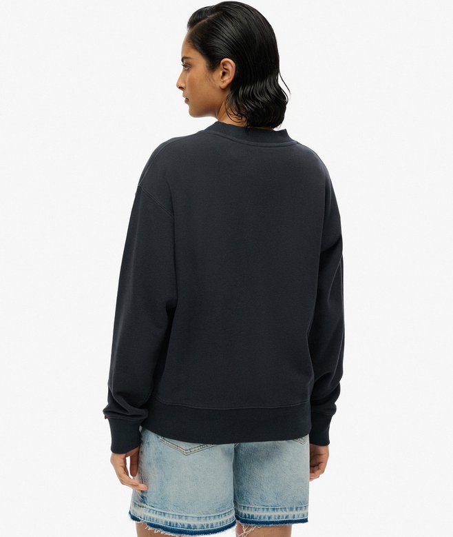 Superdry Suika Embroidered Loose Crew Sweatshirt