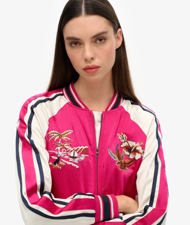 Superdry Suikajan Embroidered Bomber Jacket