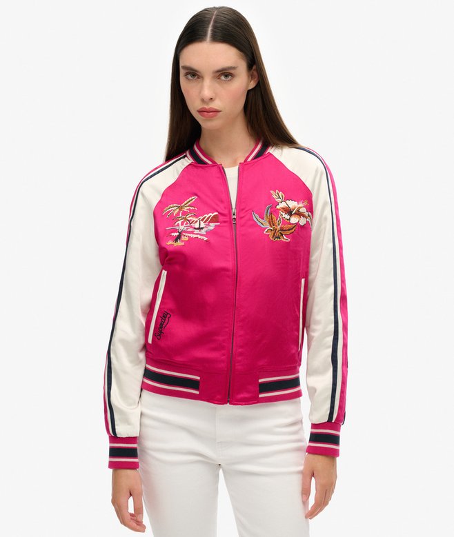 Superdry Suikajan Embroidered Bomber Jacket