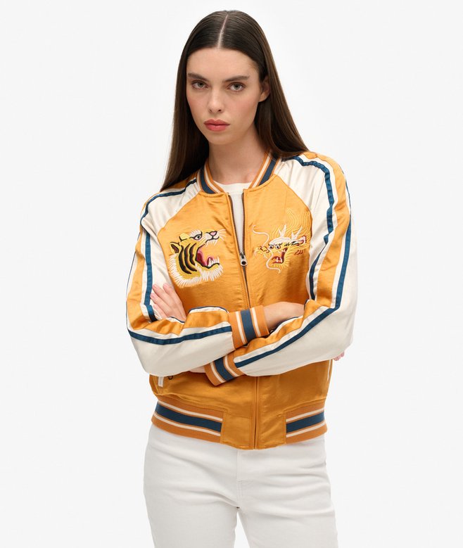 Superdry Suikajan Embroidered Bomber Jacket