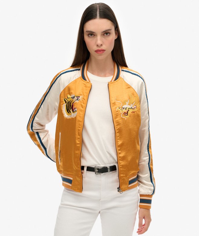 superdry Suikajan Embroidered Bomber Jacket