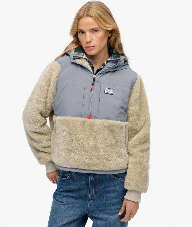 Superdry Super Soft Hybrid Half Zip Jacket