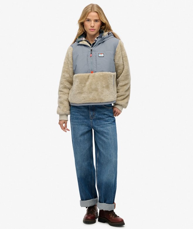 Superdry Super Soft Hybrid Half Zip Jacket