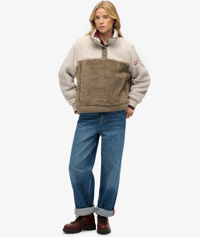 Superdry Super Soft Mash Up Teddy Fleece