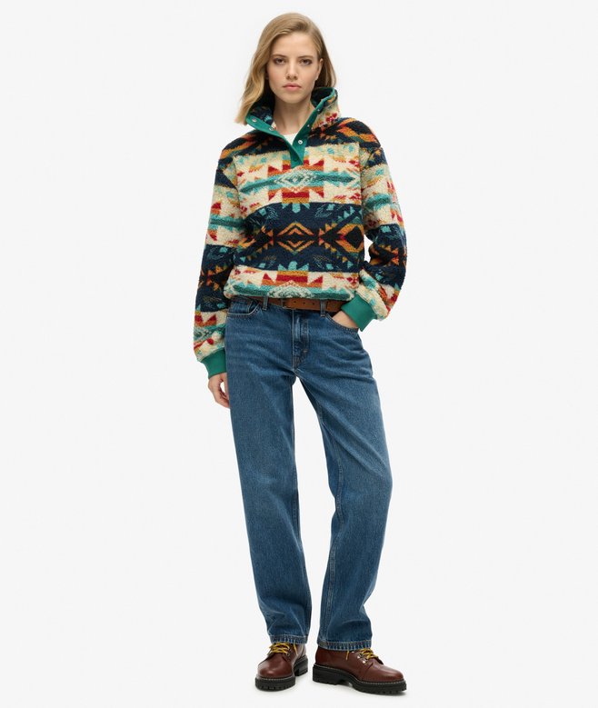 Superdry Super Soft Printed Teddy Fleece