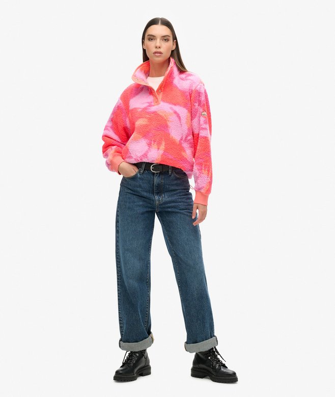 Superdry Super Soft Printed Teddy Fleece