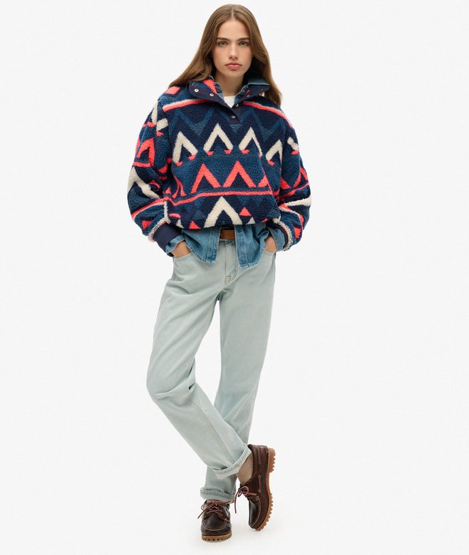 Superdry Super Soft Printed Teddy Fleece