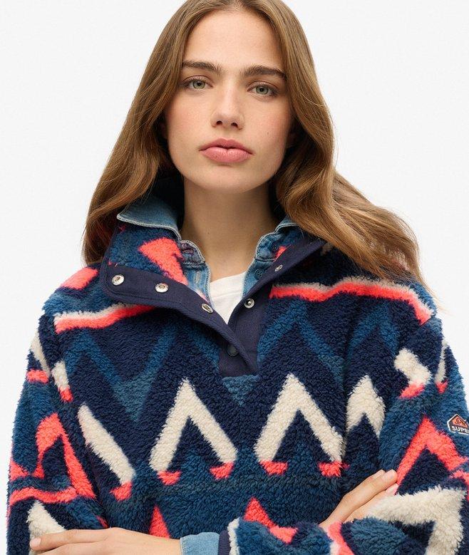 Superdry Super Soft Printed Teddy Fleece