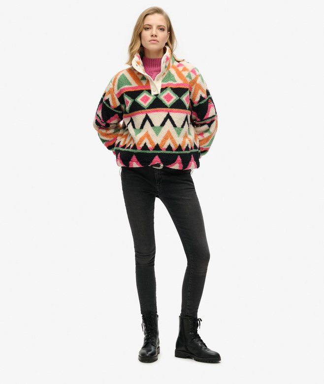 Superdry Super Soft Printed Teddy Fleece