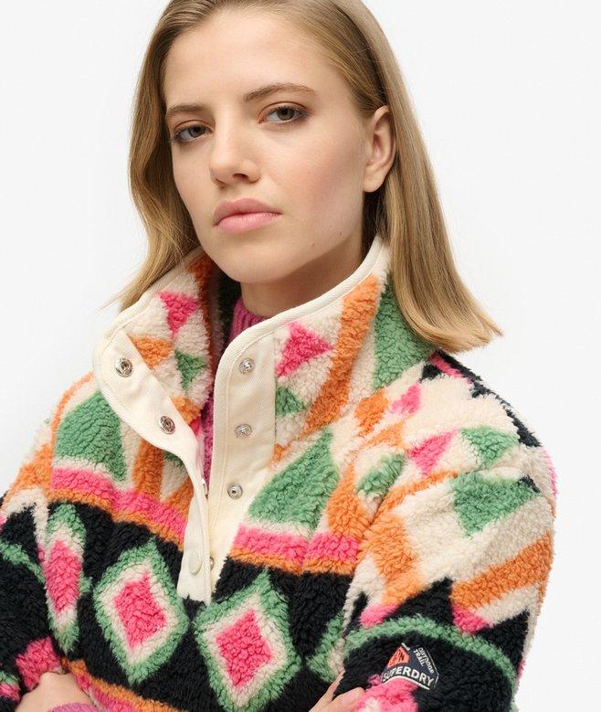 Superdry Super Soft Printed Teddy Fleece