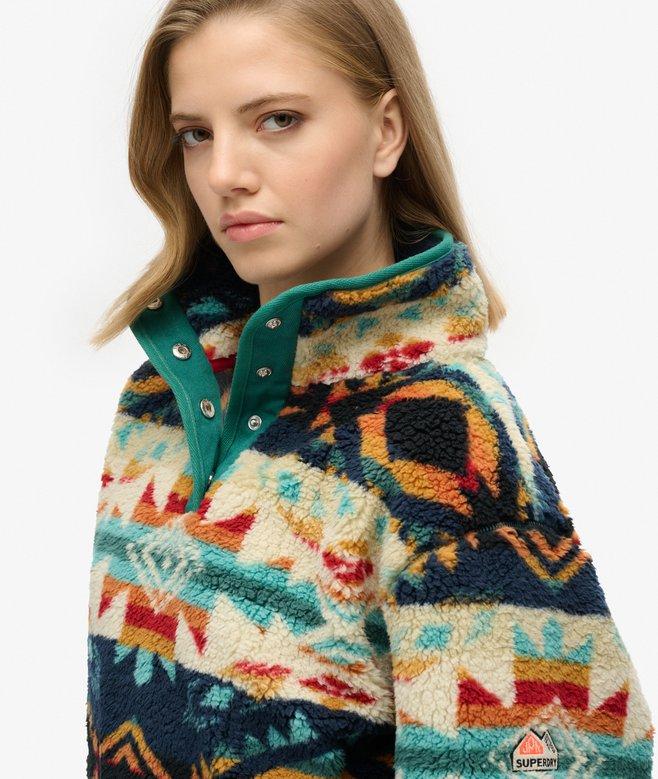 superdry Super Soft Printed Teddy Fleece
