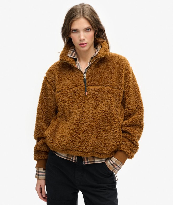 superdry Super Soft Zip Half Zip Jumper