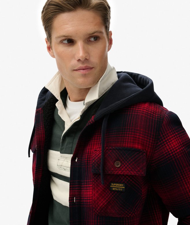 Superdry Surplus Hooded Check Shirt