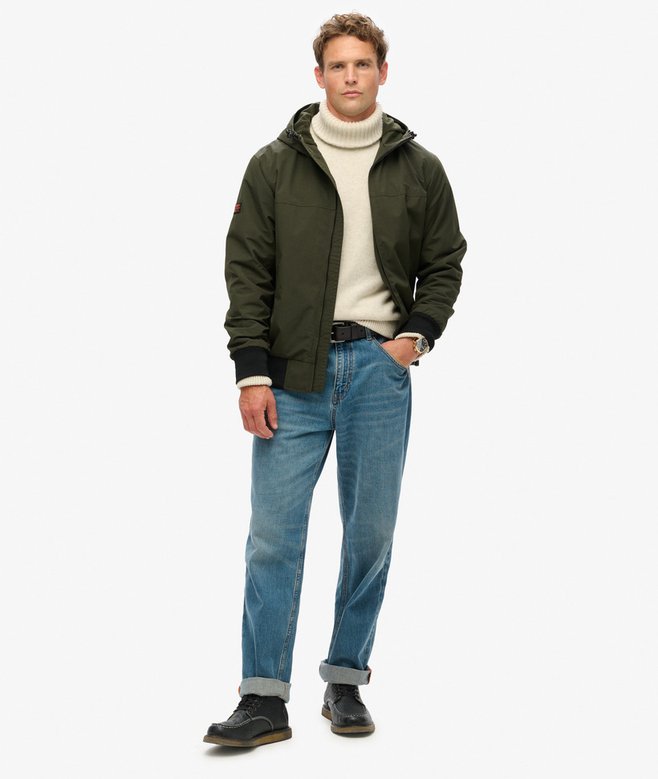 Superdry Surplus Nylon Hooded Bomber Jacket