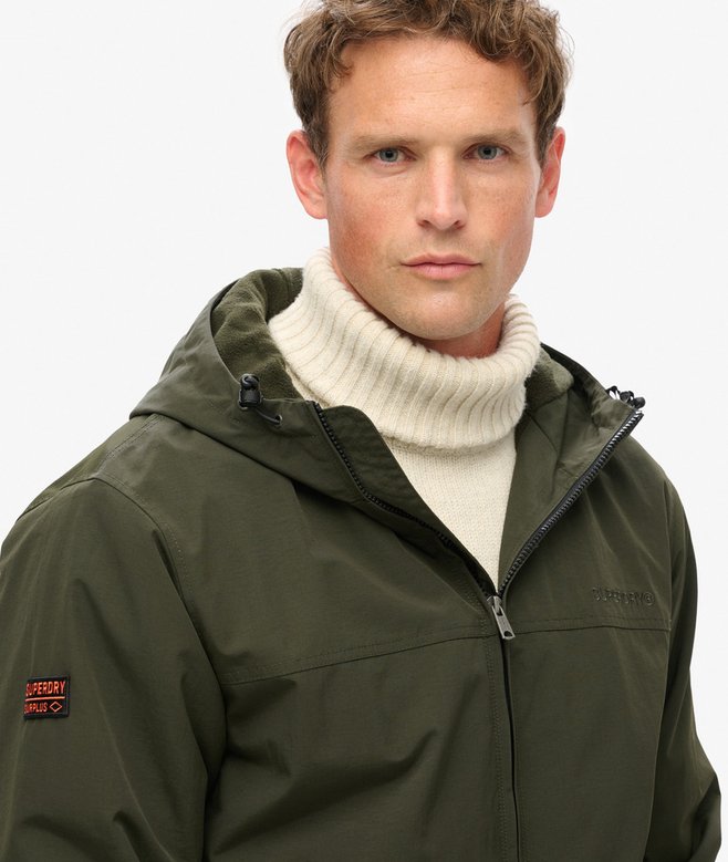 Superdry Surplus Nylon Hooded Bomber Jacket