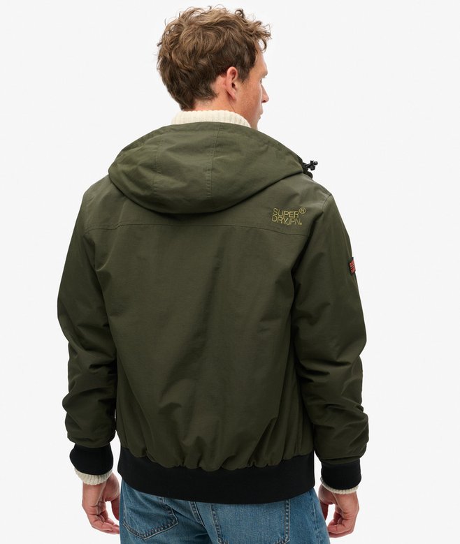 Superdry Surplus Nylon Hooded Bomber Jacket