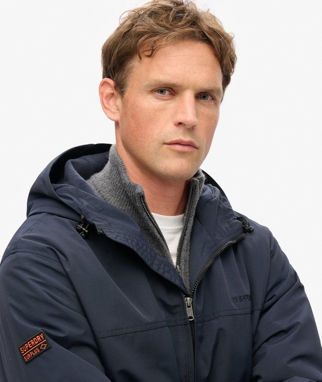 Superdry Surplus Nylon Hooded Bomber Jacket