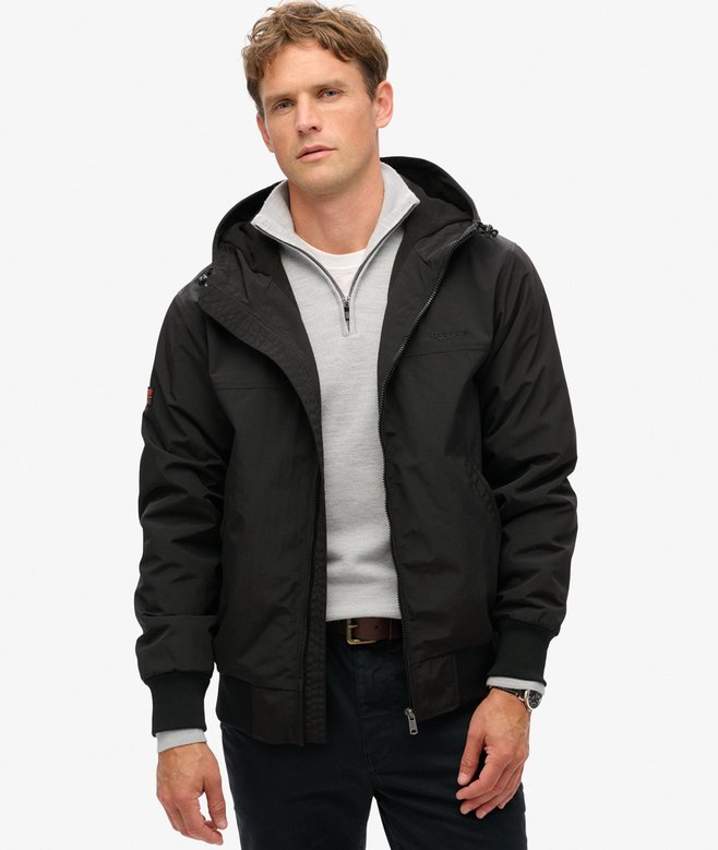 superdry Surplus Nylon Hooded Bomber Jacket