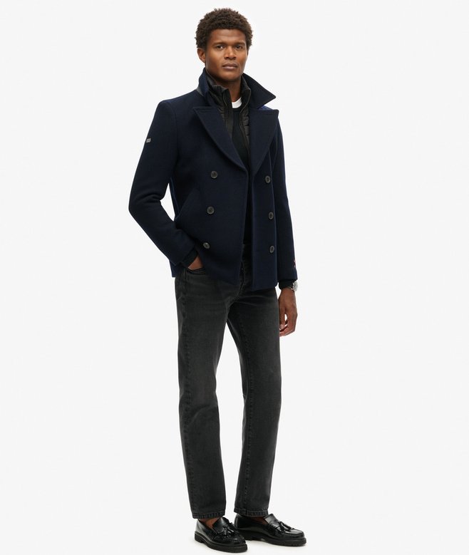 Superdry Tailored 2 In 1 Pea Coat