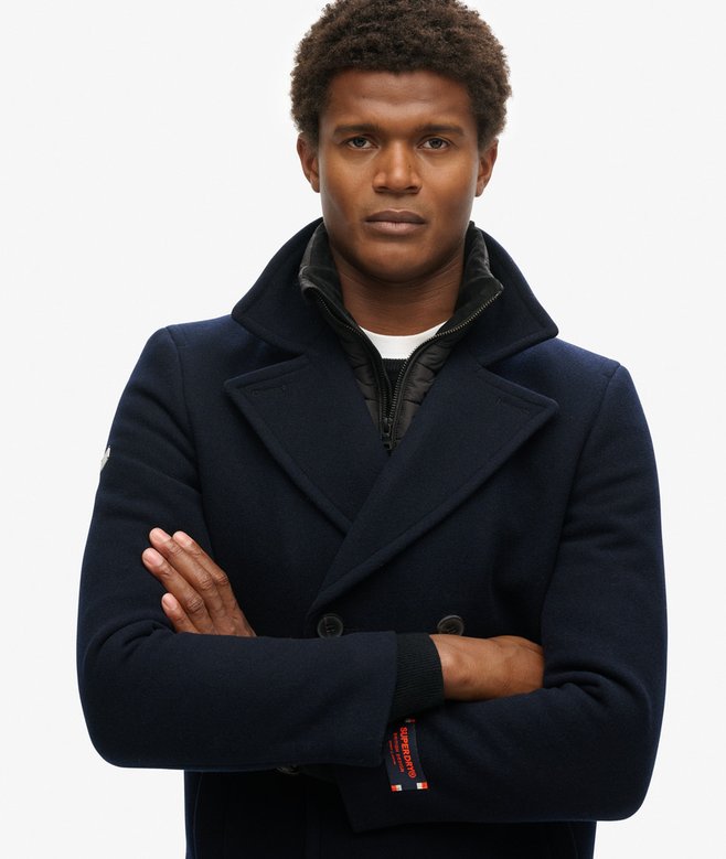 Superdry Tailored 2 In 1 Pea Coat
