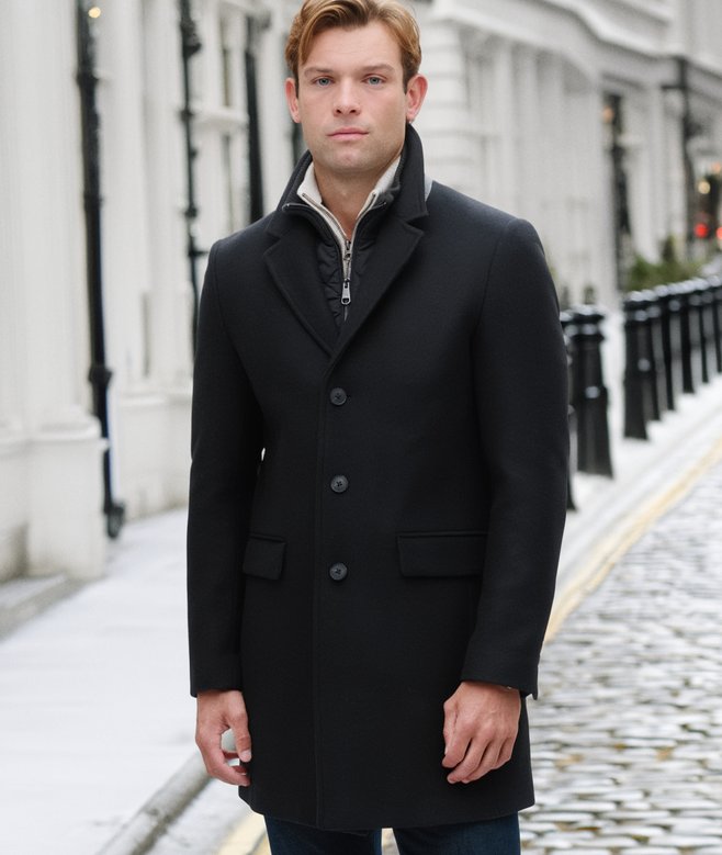 superdry Tailored Two-in-One Town Coat