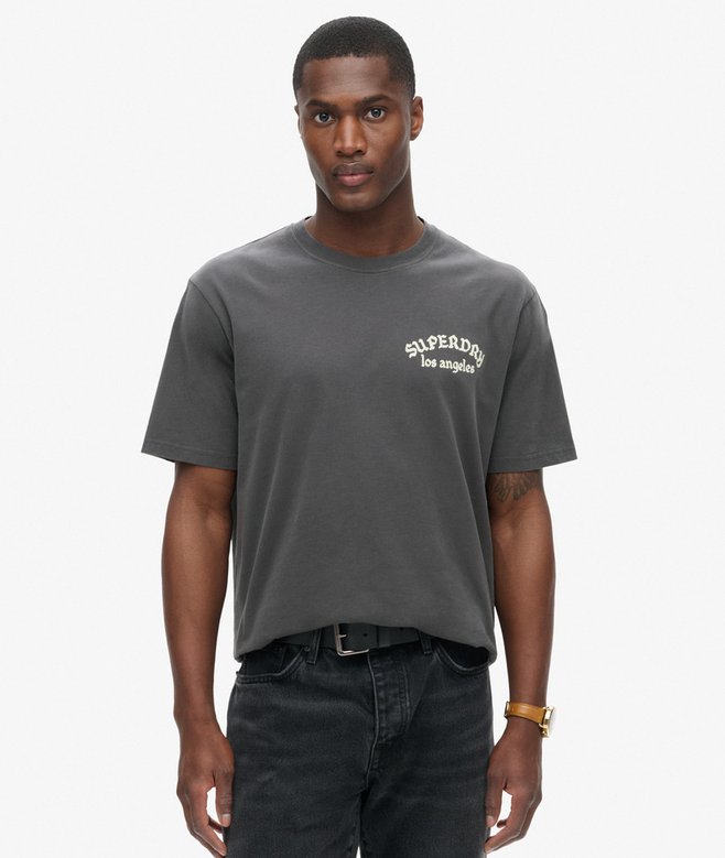 superdry Tattoo Back Graphic Loose T-Shirt