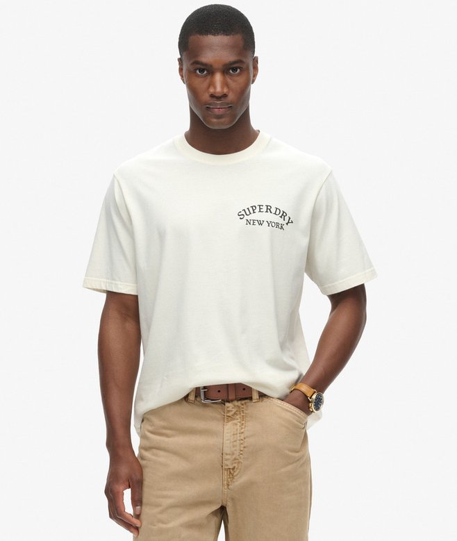 superdry Tattoo Back Graphic Loose T-Shirt