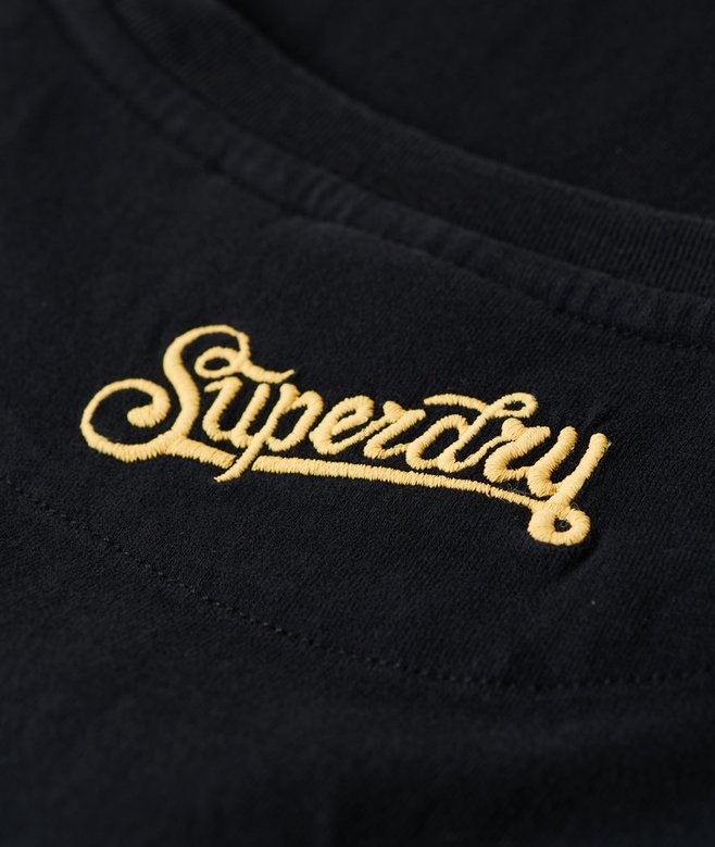 Superdry Tattoo Embroidered Fitted T-Shirt