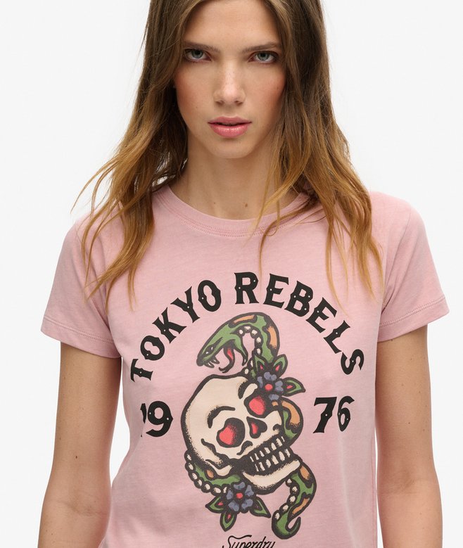 superdry Tattoo Graphic 90s Fit T-Shirt