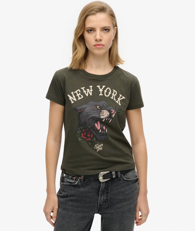 superdry Tattoo Graphic 90s Fit T-Shirt