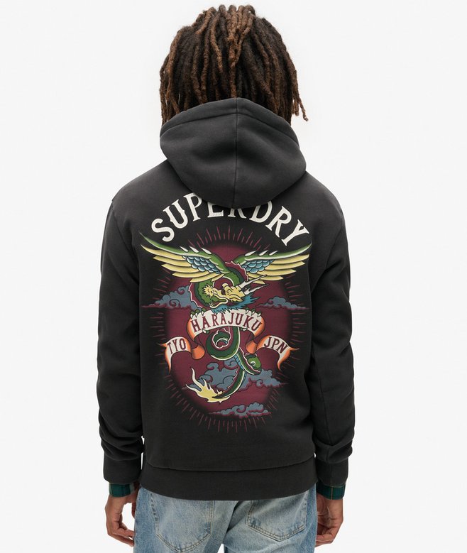 Superdry Tattoo Graphic Hoodie