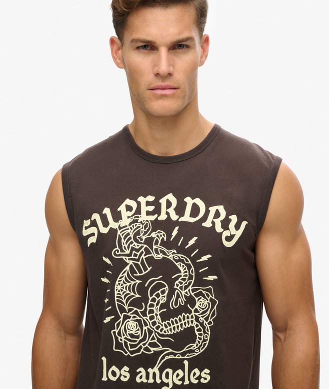 Superdry Tattoo Graphic Tank Top
