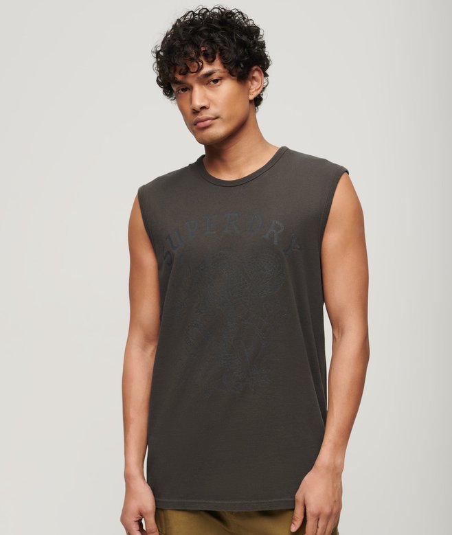 superdry Tattoo Graphic Tank Top