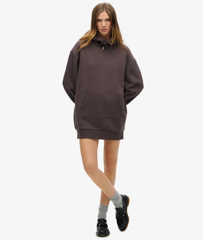 Superdry Tattoo Rhinestone Hoodie Dress