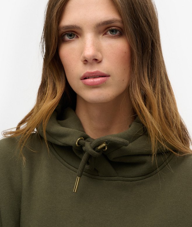 Superdry Tattoo Rhinestone Hoodie Dress