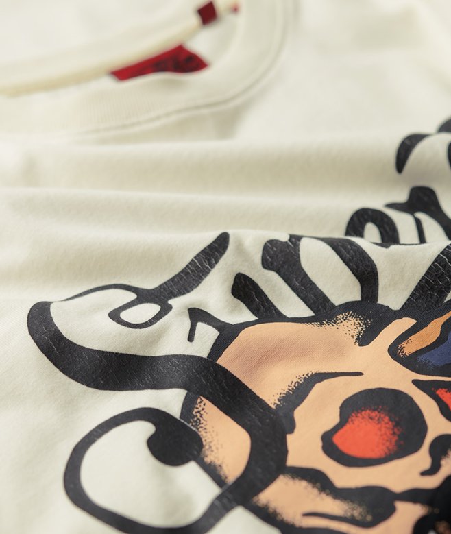 Superdry Tattoo Script Front Print T-Shirt