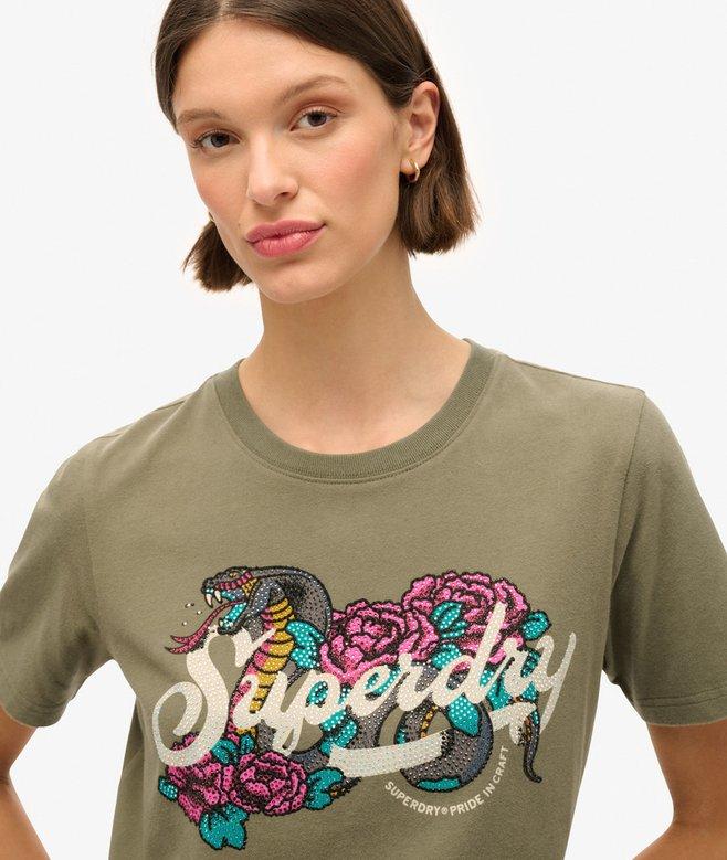 Superdry Tattoo Script Relaxed T-Shirt