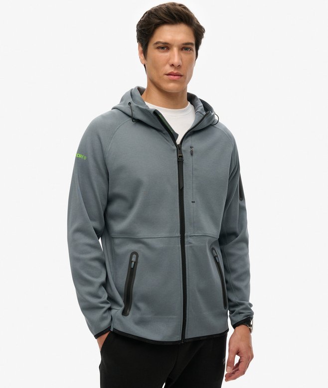 superdry Tech Logo Loose Zip Hoodie