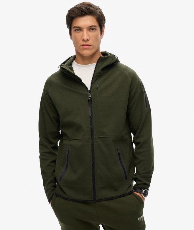 superdry Tech Logo Loose Zip Hoodie