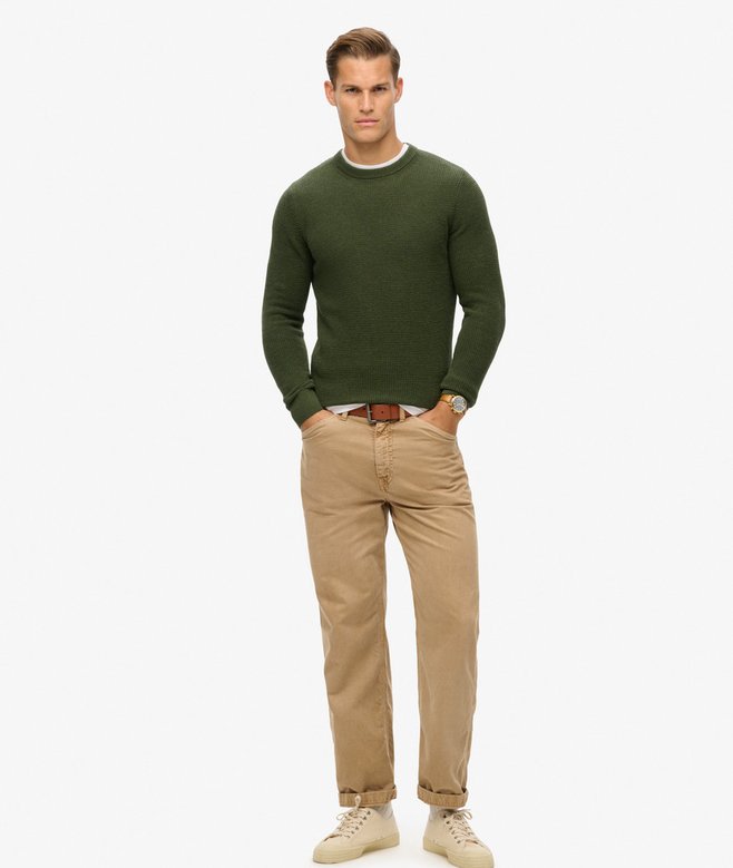 Superdry Textured Crew Knitted Jumper