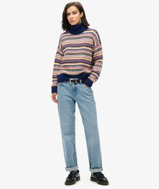 Superdry Textured Stripe Pattern Jumper
