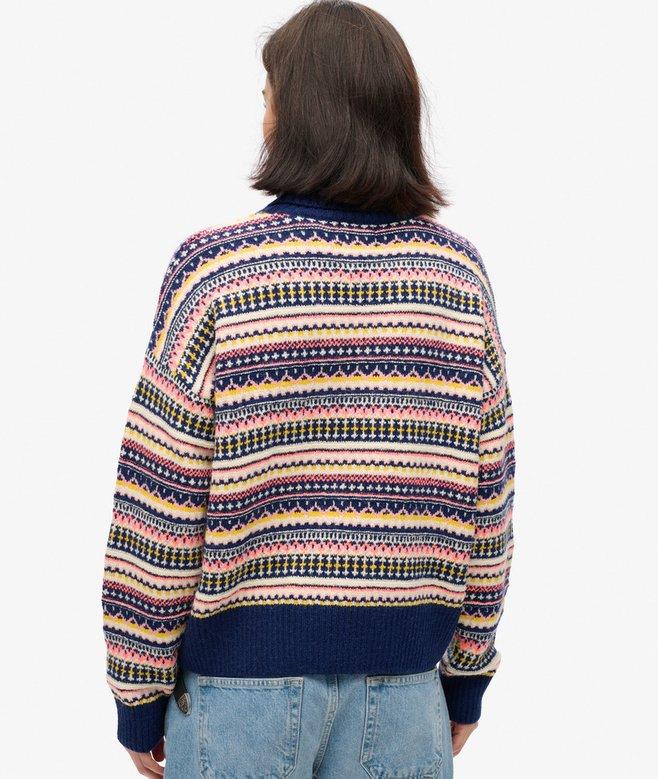 Superdry Textured Stripe Pattern Jumper