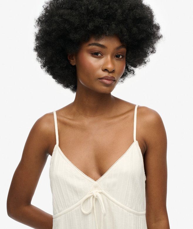 Superdry Textured Woven Cami Mini Dress