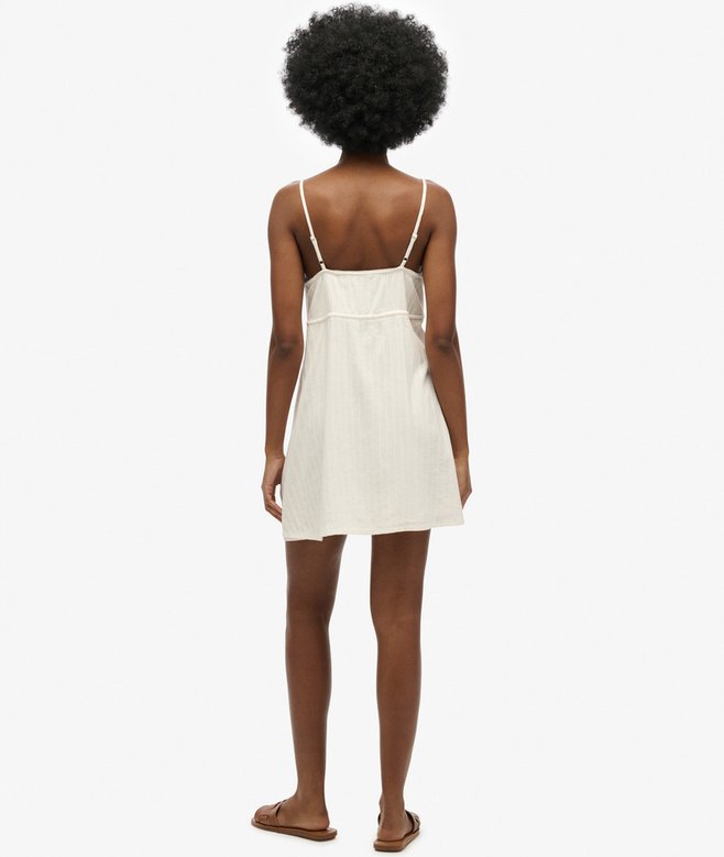 Superdry Textured Woven Cami Mini Dress