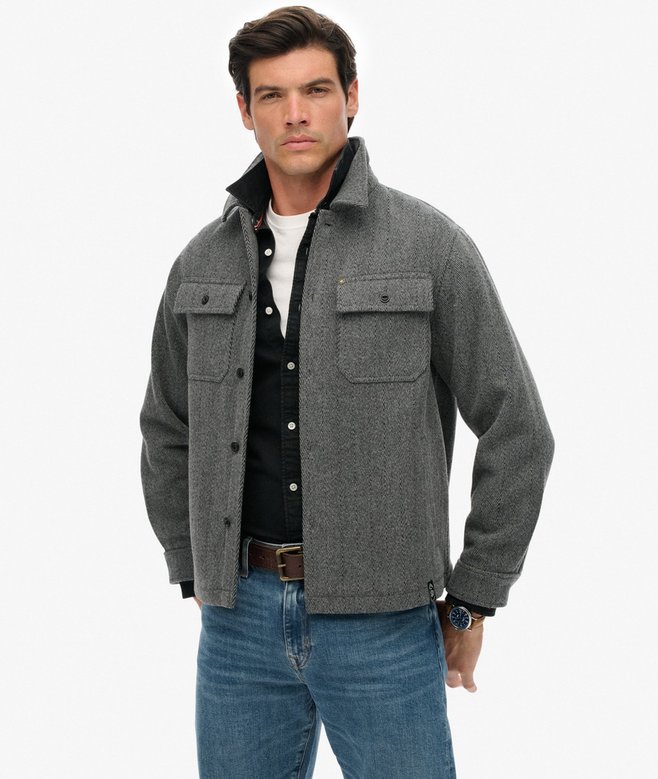 Superdry The Merchant Store - Herringbone Overshirt